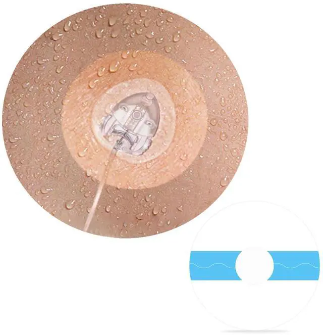 Main image of 25 Pack Universal CGM Adhesive Patches - Latex-Free Sweatproof Sensor Cover, Sensor Tape for Swimming, Sport & Sleep 10+Day Wear, Breathable CGM Patch, 0.8-Inch Hole