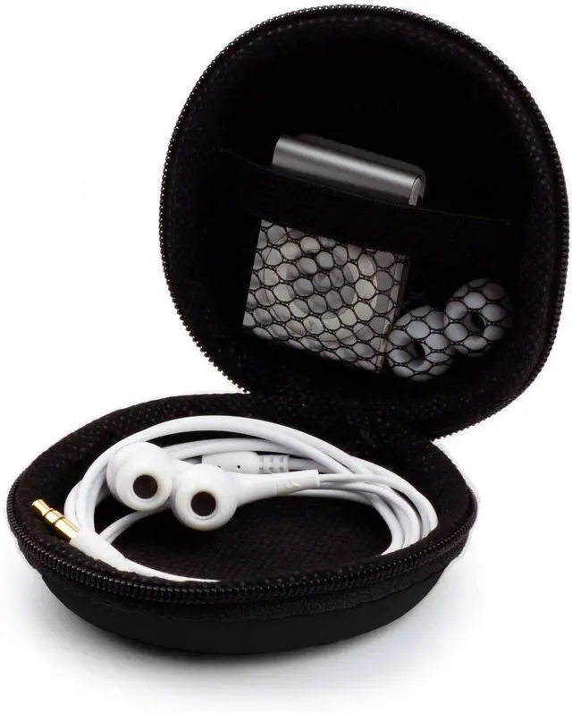 Alt view image 3 of 6 - Earphone Case Headphone Earbud Hard Protective Carrying Case Bag