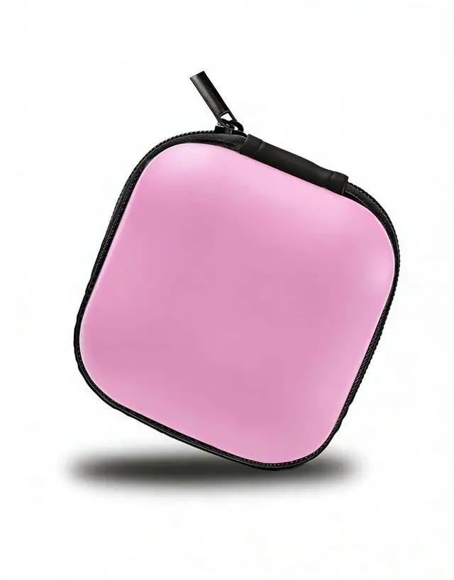 Main image of Earphone Case, Headphone Earbud Hard Protective Carrying earplug Case Bag for Wired Earphones MP3 Small Items
