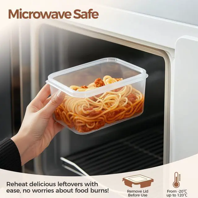Alt view image 6 of 7 - Airtight Food Storage Containers with Lids 0.8/1.5/2.1Qt 3Pack | Plastic Canister, Flour Sugar Cereal Pasta Rice Oats Coffee Snacks, Pantry Kitchen, Label, Scoop, Stackable, BPA-free, Clear