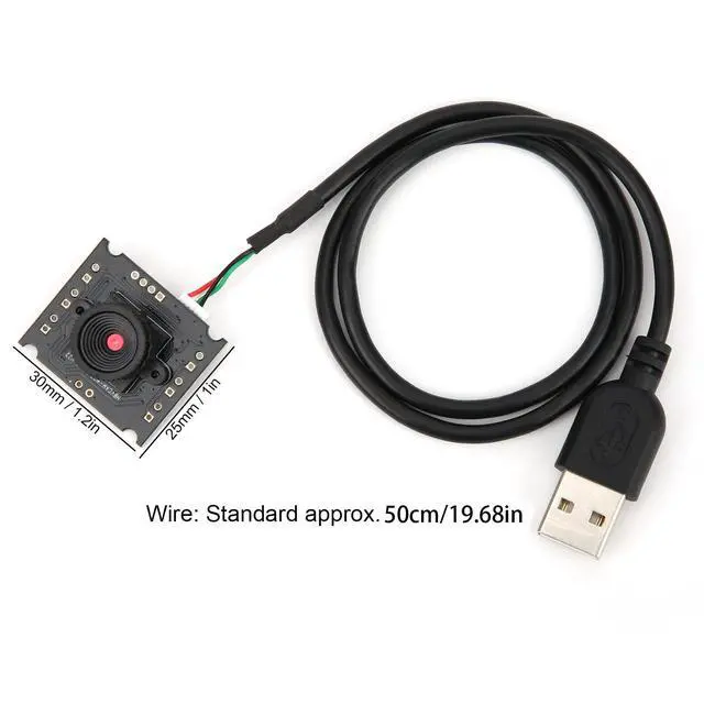 Alt view image 3 of 7 - HBVW202012HD Camera Module USB Interface Webcam Module for WinXP/Win7/Win8/Win10/OS X/Linux/Android