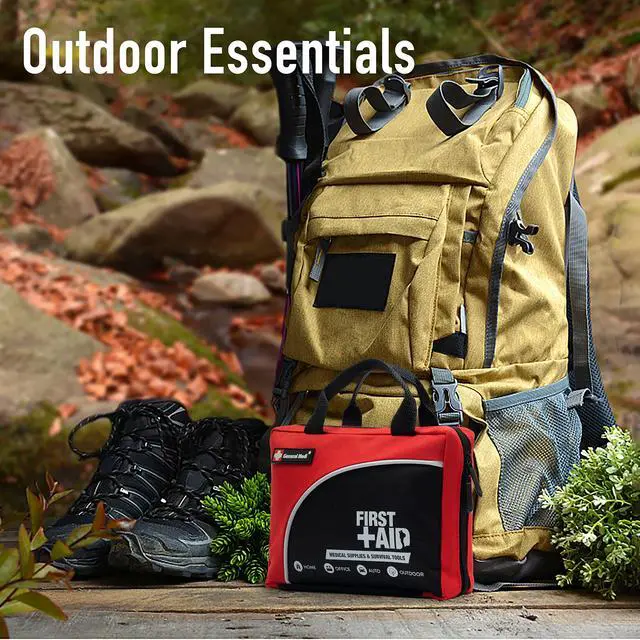 Alt view image 6 of 7 - First Aid Kit -160 Pieces Compact and Lightweight - Including Cold (Ice) Pack, Emergency Blanket, Moleskin Pad,Perfect for Travel, Home, Office, Car, Camping, Workplace (Red)