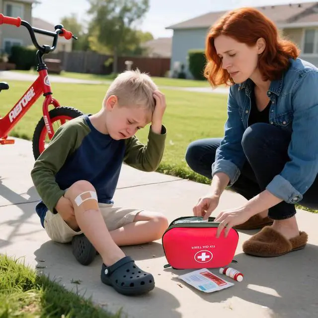 Alt view image 2 of 7 - First Aid Kit 196 Piece Waterproof Medical Kit Hard Shell Portable, Red | Waterproof Hard Shell Portable Emergency Kits for Home, Camping, Cars, Hiking, Travel, Outdoor, Adventure