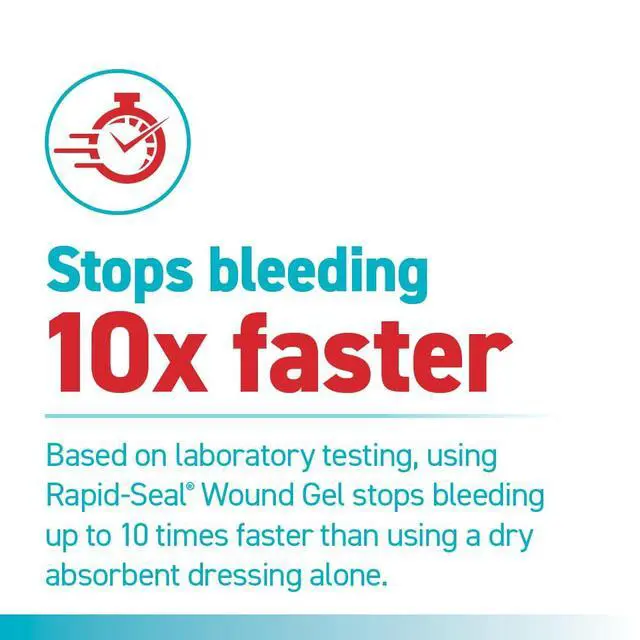 Alt view image 4 of 7 - Hemostatic Bleed Control First Aid Wound Care Kit, 15 Pieces | Ideal for Cuts, Scrapes and Razor Nicks for Emergency First Aid Supplies.