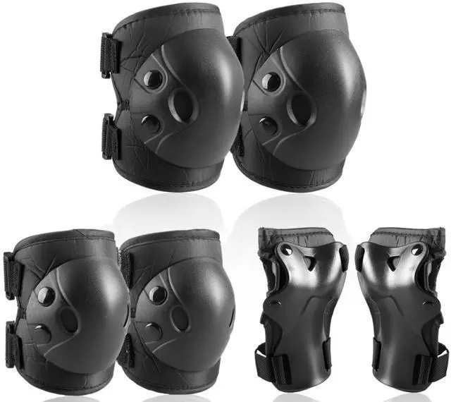 Main image of Kids Knee Pads Elbow Pads and Wrist Guard Protective Gear Set | Alien-shaped Hard Shell,6PCS Protective Gear Set,for Skateboarding,Roller Skating,Inline Skating, Scooter Riding,BMX