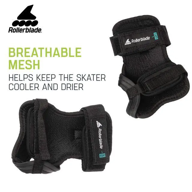 Alt view image 4 of 6 - Skate Gear Wrist Pad Protective Gear, Unisex, Multi Sport Protection, Black, L