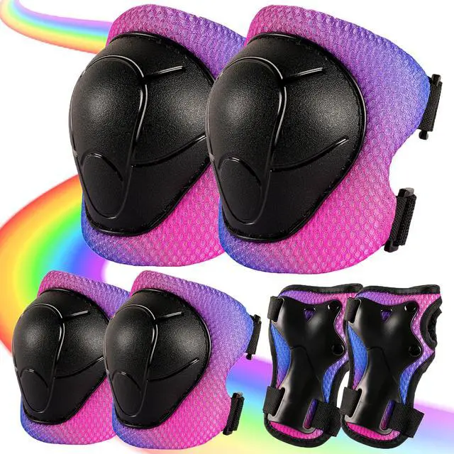 Main image of 3-in-1 Kids Knee/Elbow/Wrist Guards Impact Shell, Breathable, Adjustable 2-14, for Bike/Scooter/Skateboard/Roller