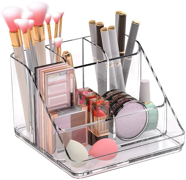 Main image of APLOP Makeup Organizer Tray, 6-Compartment Vanity Makeup Organizer for Jewelry, Hair Accessories, Bathroom Counter or Dresser