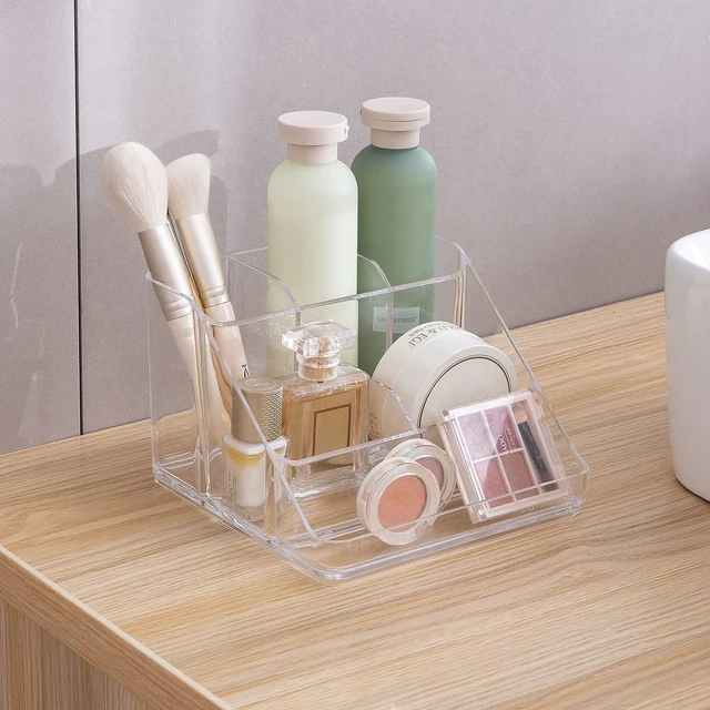 Alt view image 6 of 7 - APLOP Makeup Organizer Tray, 6-Compartment Vanity Makeup Organizer for Jewelry, Hair Accessories, Bathroom Counter or Dresser