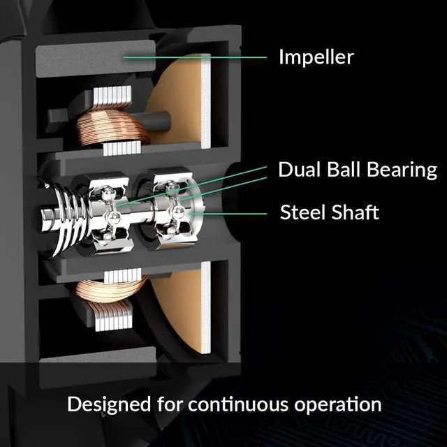 Alt view image 6 of 7 - Alpine 17 CO - Intel CPU Cooler, 92 mm PWM Fan, Radial Heatsink