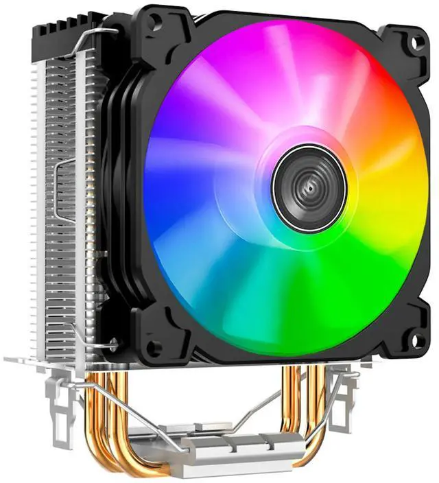 Main image of CR-1200 RGB 92mm CPU Cooler RGB PC Fan for Intel i3/i5 and AMD CPUs Cooling Efficient Processors, high Cooling Potential and Sleek Design,128mmH,LGA 115X/1200/1700, AM4/AM5