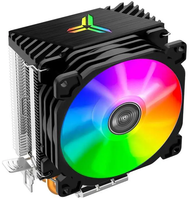 Alt view image 2 of 6 - CR-1200 RGB 92mm CPU Cooler RGB PC Fan for Intel i3/i5 and AMD CPUs Cooling Efficient Processors, high Cooling Potential and Sleek Design,128mmH,LGA 115X/1200/1700, AM4/AM5