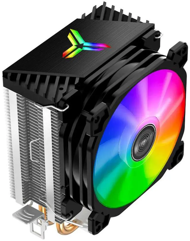 Alt view image 4 of 6 - CR-1200 RGB 92mm CPU Cooler RGB PC Fan for Intel i3/i5 and AMD CPUs Cooling Efficient Processors, high Cooling Potential and Sleek Design,128mmH,LGA 115X/1200/1700, AM4/AM5