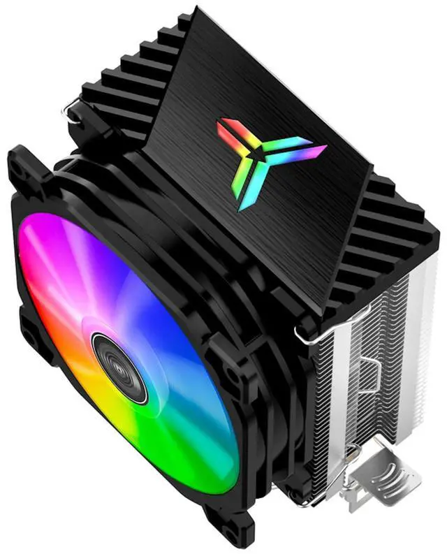Alt view image 5 of 6 - CR-1200 RGB 92mm CPU Cooler RGB PC Fan for Intel i3/i5 and AMD CPUs Cooling Efficient Processors, high Cooling Potential and Sleek Design,128mmH,LGA 115X/1200/1700, AM4/AM5