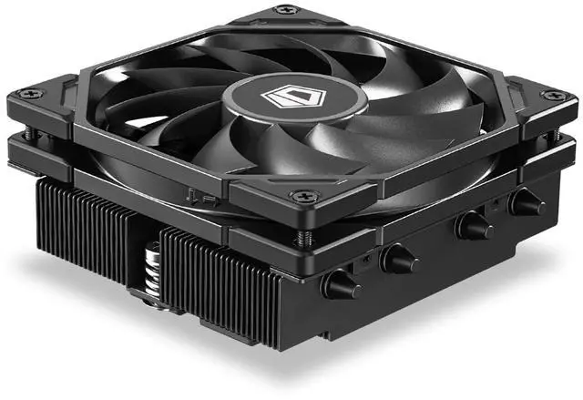 Main image of IS-40-XT Black 47mm Low Profile CPU Cooler, 4 Heatpipes | 92×92×15mm slim fan, direct-contact heatpipes, ideal for HTPC, ITX and SFF builds.