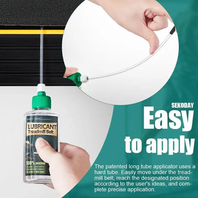 Alt view image 5 of 5 - Silicone Treadnmill Belt Lubricants/Lubes | 4.2 Ounce, High Temperature Resistant and Stable Lubricant,with Hard Application Tubes and Precision Screw Caps for Easy Use