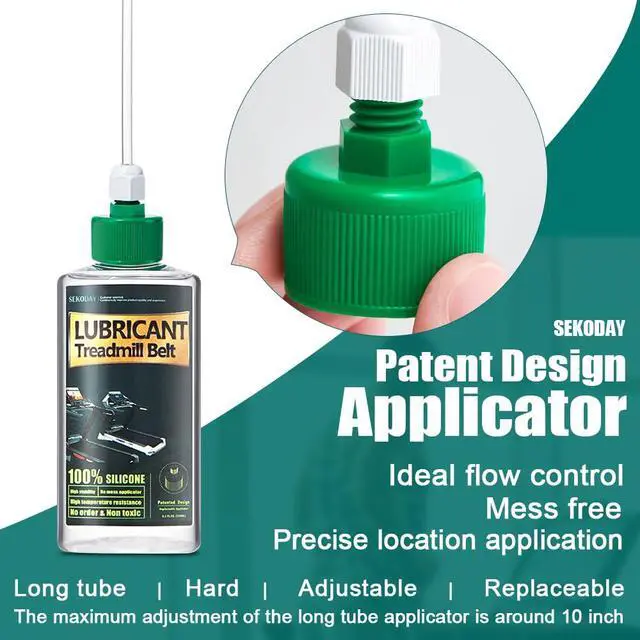 Alt view image 4 of 5 - Silicone Treadnmill Belt Lubricants/Lubes | 4.2 Ounce, High Temperature Resistant and Stable Lubricant,with Hard Application Tubes and Precision Screw Caps for Easy Use