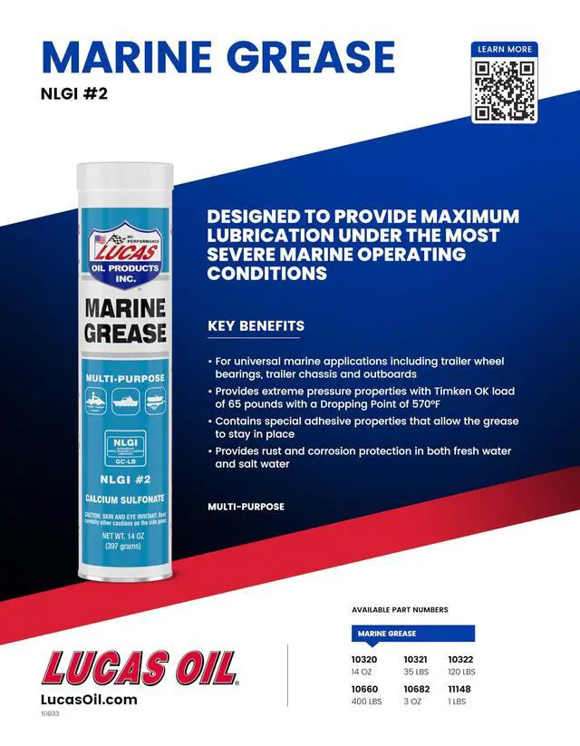 Alt view image 2 of 2 - Marine GREASE/30X1/14 OUN