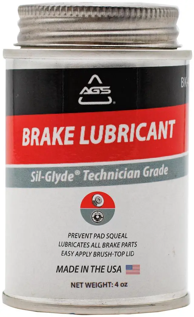 Main image of Automotive Solutions 4oz Brush Top SIL-Glyde Silicone Brake Grease - Premium Brake Caliper Grease and Brake Lubricant for Optimal Performance and Longevity