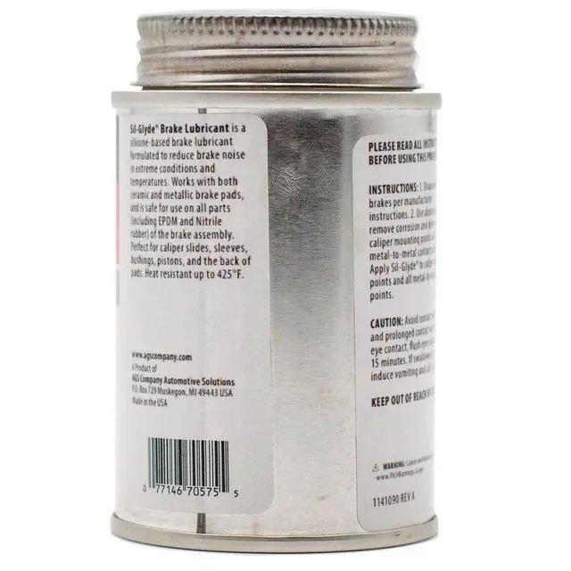 Alt view image 2 of 7 - Automotive Solutions 4oz Brush Top SIL-Glyde Silicone Brake Grease - Premium Brake Caliper Grease and Brake Lubricant for Optimal Performance and Longevity