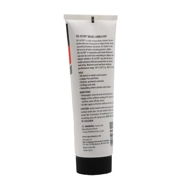 Alt view image 3 of 7 - SIL-Glyde 4 oz Tube Silicone Based Brake Assembly Lubricant for Eliminating Disc Brake Squeal - Moisture Proof, Heat Resistant, Rust and Corrosion Protector