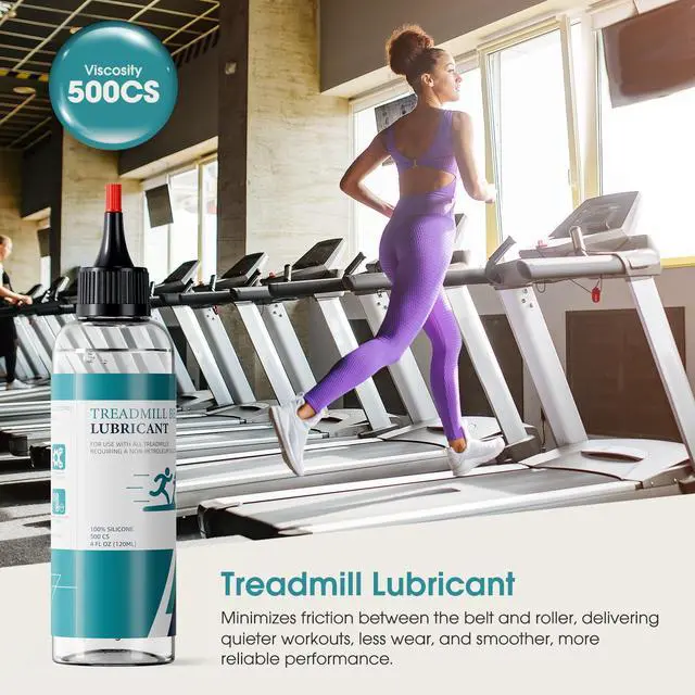Alt view image 2 of 7 - Treadmill Belt Lubricant, 100% Silicone Treadmill Lube High-Temperature Resistant Stable Lubricant, with Application Tubes and Precision Screw Caps 500cs, 4.2 Ounce