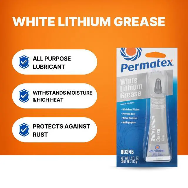 Alt view image 2 of 3 - 80345 White Lithium Grease, 1.5 oz.