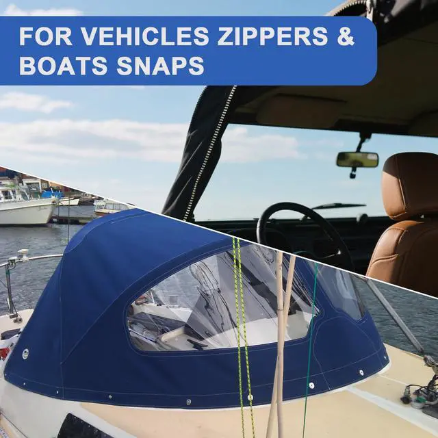 Alt view image 6 of 7 - Zipper Lubricant for Plastic and Metal Zippers Marine Grade 2oz | Waterproof & Salt Spray Resistant, Anti-Rust & Anti-Aging, Reduces Friction, Unsticks Jammed Zippers And Metal Snaps
