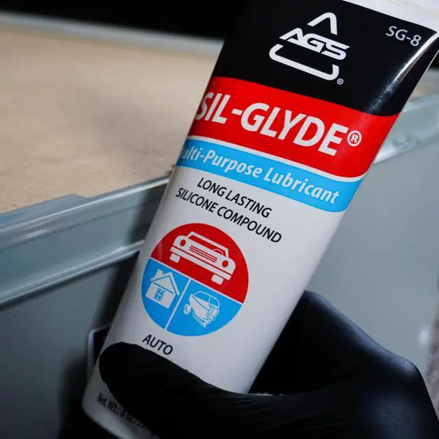 Alt view image 4 of 7 - Automotive Solutions SIL-Glyde Multi-Purpose All-Weather Lubricating Compound for All Surfaces - 8 oz Tube, Versitle Multi-Purpose Lubrication, All Weather, Auto, Home, Farm and Shop