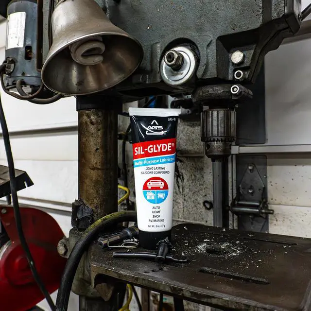 Alt view image 5 of 7 - Automotive Solutions SIL-Glyde Multi-Purpose All-Weather Lubricating Compound for All Surfaces - 8 oz Tube, Versitle Multi-Purpose Lubrication, All Weather, Auto, Home, Farm and Shop