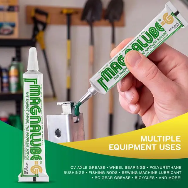 Alt view image 3 of 7 - -G All Purpose Grease No Drips or Leaks Waterproof High-Temp, Dielectric PTFE Lubricant for Door Hinges, Tracks, 3D Printers, Marine, Reels, Bearings, Joints 0.75oz Tube, 1-Pack