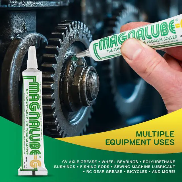 Alt view image 6 of 7 - -G All Purpose Grease No Drips or Leaks Waterproof High-Temp, Dielectric PTFE Lubricant for Door Hinges, Tracks, 3D Printers, Marine, Reels, Bearings, Joints 0.75oz Tube, 1-Pack