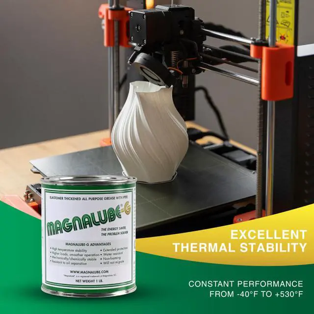 Alt view image 7 of 7 - -G All Purpose Grease No Drips or Leaks Waterproof High-Temp, Dielectric PTFE Lubricant for Door Hinges, Tracks, 3D Printers, Marine, Reels, Bearings, Joints 0.75oz Tube, 1-Pack