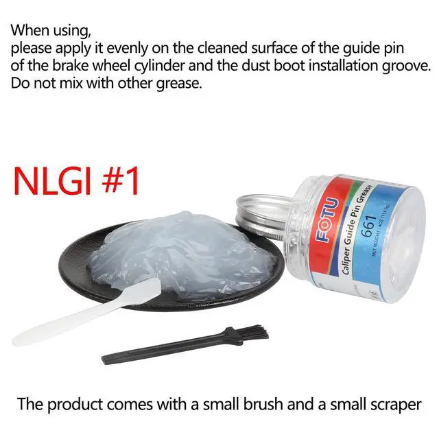Alt view image 2 of 6 - 661 Brake Caliper Guide Pin Grease & Lubricants - High - Temperature Resistant, Long - Lasting Lubricant for Smooth Brake Operation, Compatible with Most Vehicles