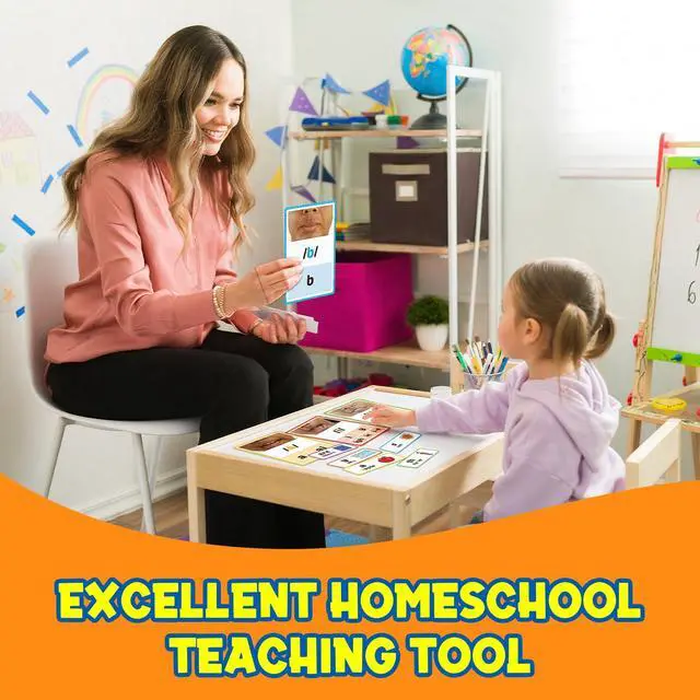 Alt view image 7 of 7 - Phonics Sound Wall Set,Letter Sounds Sight Words Flash Cards,Learn to Read Sounds Phoneme Speech Therapy Materials,Phonics Games for Kids Kindergarten,Phonemic Awareness Speak Spell Learning Activity