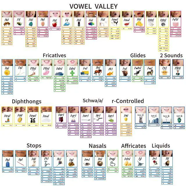 Alt view image 4 of 6 - 258 Pcs Sound Wall Classroom Phonics Posters, Vowel and Consonant Flash Cards, Phonemic Awareness Letter Sound Wall Cards for Kindergarten, Speech, Esl and Science of Reading Teaching