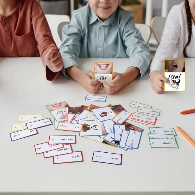 Alt view image 5 of 6 - 258 Pcs Sound Wall Classroom Phonics Posters, Vowel and Consonant Flash Cards, Phonemic Awareness Letter Sound Wall Cards for Kindergarten, Speech, Esl and Science of Reading Teaching