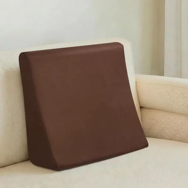 Main image of Lumbar Support Pillow for Recliner, Ergonomic Back Support for Couch | Backrest Pillow, Improve Posture, Relieve Back Pain for Long Sitting & Elderly, for Armchair & Sofa, Removable Cover,Brown
