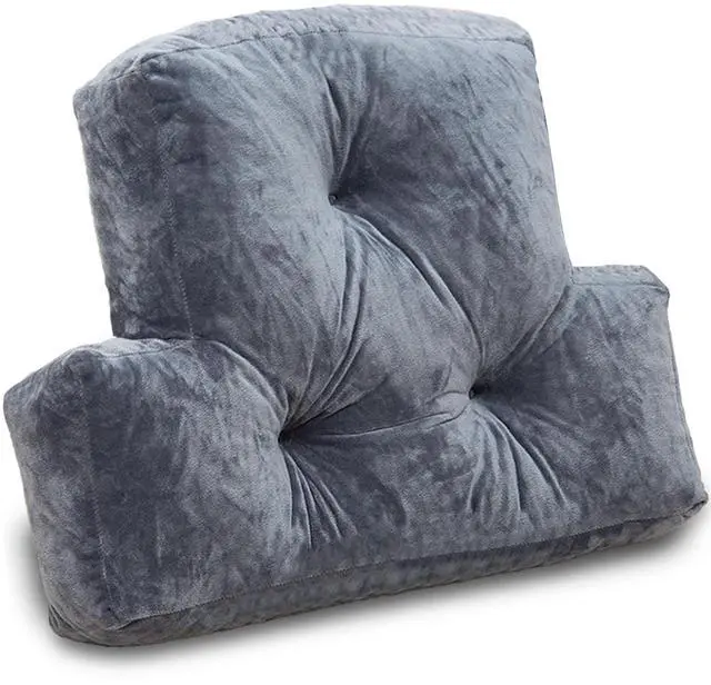 Main image of Back Pillow for Chair, Memory Foam Lumbar Pillow for Back Support, Back Rest Cushion for Office, Sofa, Couch Sitting, Recliner, Bed and Lower Back Pain (Grey)