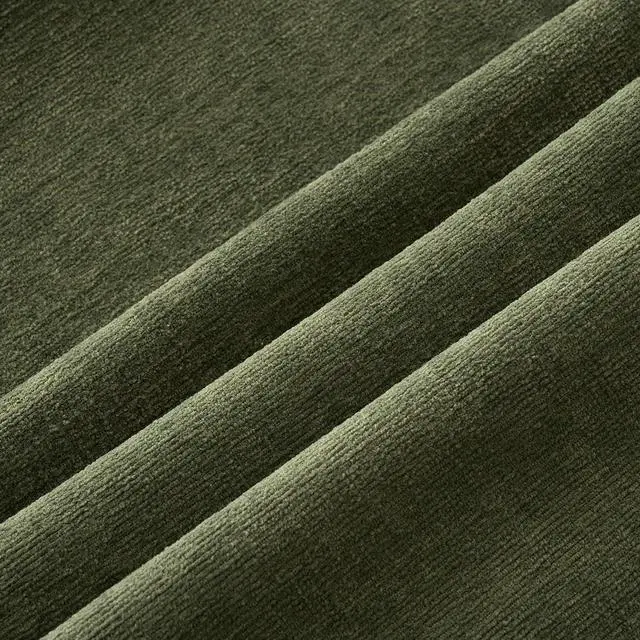 Alt view image 7 of 7 - Olive Green Chenille Couch Throw Pillow Covers, 18x18 | Set of 2, Soft Modern Farmhouse Style, Decorative Pillowcases for Sofa Living Room Bed, Home Decor