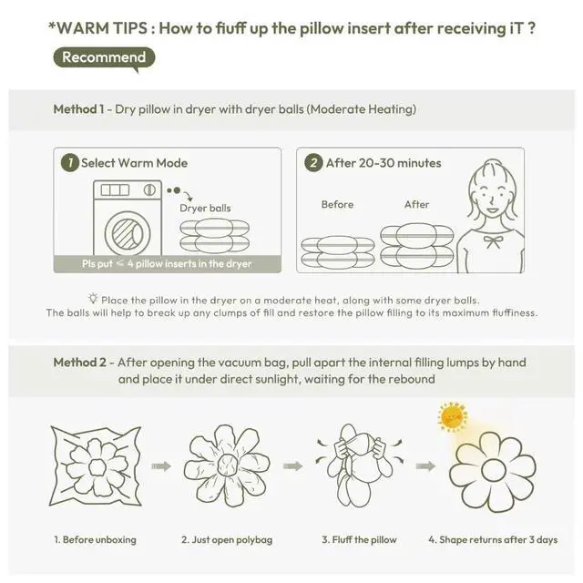 Alt view image 4 of 7 - Yellow Flower Pillow, Decorative Throw Pillow for Bed, Cute Daisy Flower Shaped Floor Cushion for Pet, Couch & Room Decor (15.7 Inch)