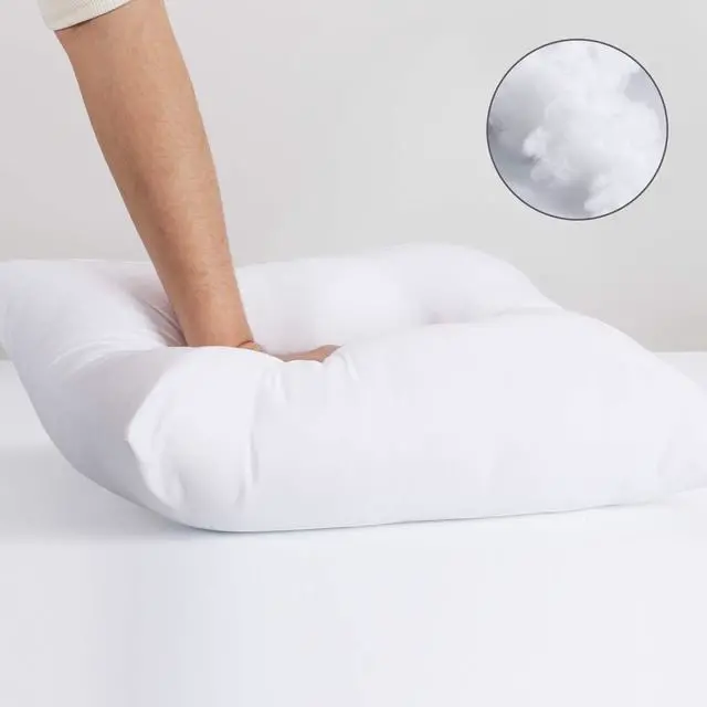 Alt view image 5 of 7 - 18 x 18 inches Pillow Inserts, Set of 6 Hypoallergenic Brushed Microfiber Liner Down Alternative Filled Square Cushion Throw Pillow