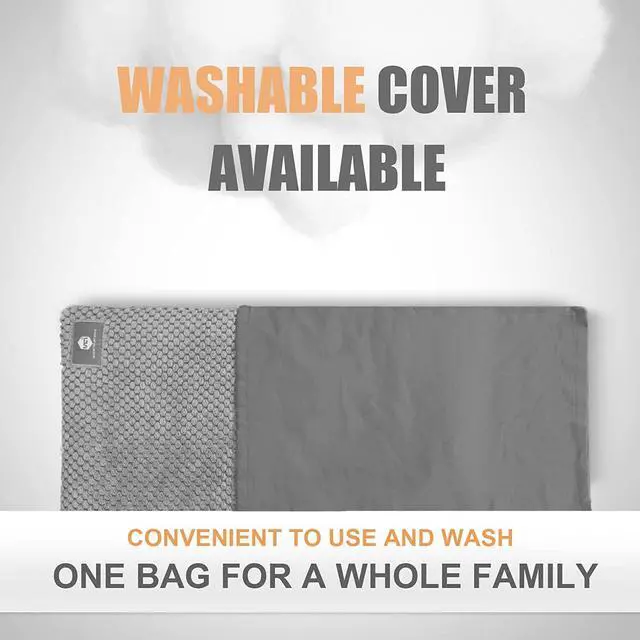 Alt view image 5 of 7 - Wide Microwave Heating Pad with Washable Cover 9.5 x 16in Microwavable | Hot Pad for Neck Shoulder, Cramps, Back Cordless Warm Compress Weighted Moist Heat Pack for Relaxation, Unscented