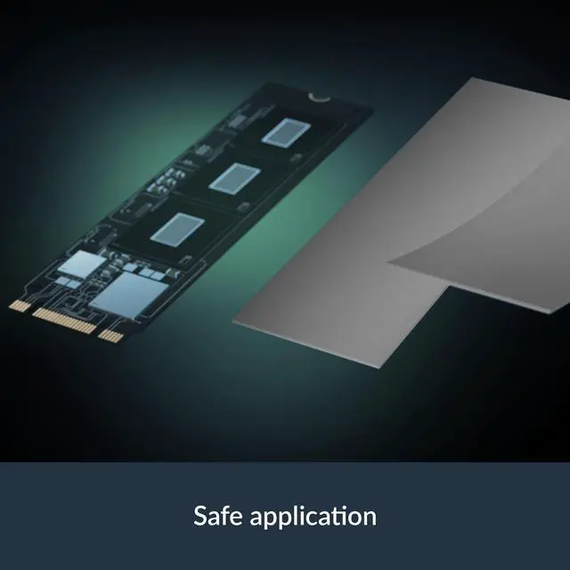 Alt view image 3 of 7 - TP-4: Premium Performance Thermal Pad, 100 x 100 x 0.5 mm