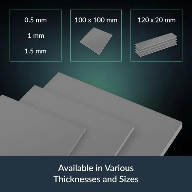 Alt view image 4 of 7 - TP-4: Premium Performance Thermal Pad, 100 x 100 x 0.5 mm