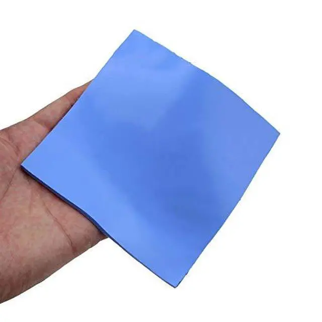 Alt view image 2 of 7 - Thermal Pad,100x100x0.5mm Highly Efficient Thermal Conductivity 12 W/mK,Heat Resistant Silicone Thermal Pads for Electronics Laptop Heatsink CPU GPU SSD IC LED Cooler