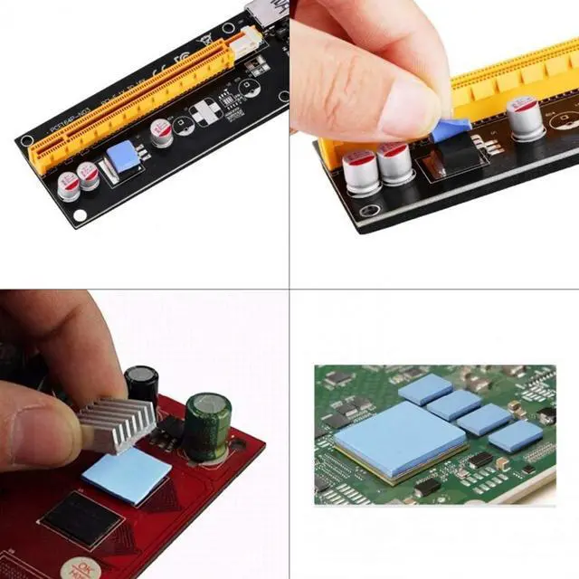 Alt view image 6 of 7 - Thermal Pad,100x100x0.5mm Highly Efficient Thermal Conductivity 12 W/mK,Heat Resistant Silicone Thermal Pads for Electronics Laptop Heatsink CPU GPU SSD IC LED Cooler