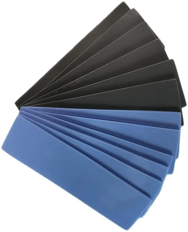 Main image of 12-Pack High Performace Thermal Pad, 70 x 20 x 1.0 mm Stackable Cuttable 6.0 W/m K Thermal Conductivity Gap Filler for M.2 NVMe SSD GPU IC Components Cooling - Blue & Gray