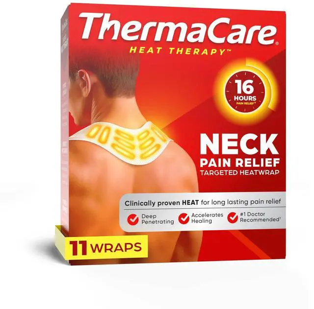 Main image of Heat Wraps for Neck & Shoulder Pain Relief, 11 Count | 16-Hour Therapy Heating Pads, Adhesive Patches for Muscles & Joints, Flexible Fit Comfort & Extended Wear