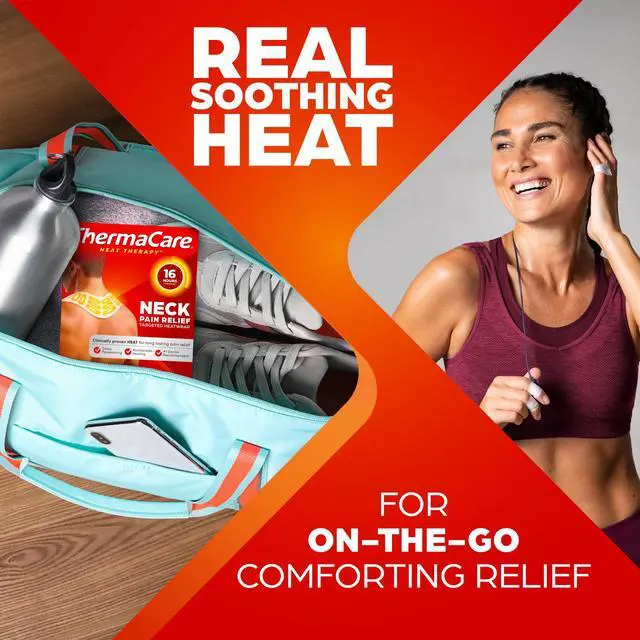 Alt view image 5 of 7 - Heat Wraps for Neck & Shoulder Pain Relief, 11 Count | 16-Hour Therapy Heating Pads, Adhesive Patches for Muscles & Joints, Flexible Fit Comfort & Extended Wear